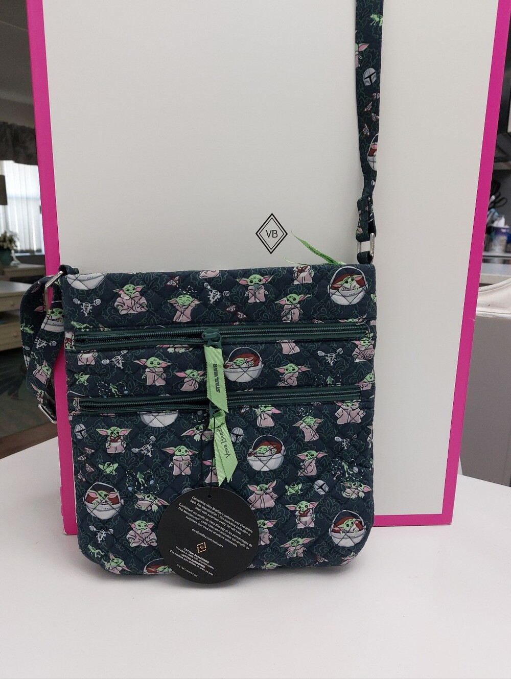 Vera Bradley Triple Zip Hipster Star Wars Mandalorian NWT